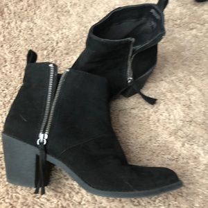 Black ankle boots